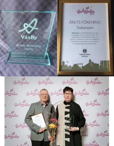 ”Årets förening” på Väsbygalan, Tiokampen i Upplands Väsby